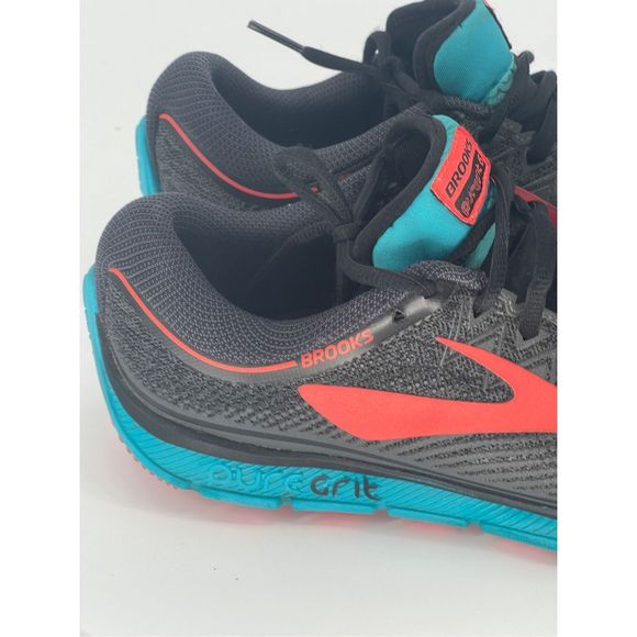 Brooks Sneakers Pure Grit 6 Women Size 7.5 Gray Pink Blue‎ Run Hike - Picture 6 of 14